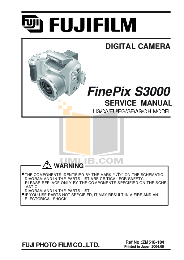 Download free pdf for FujiFilm Finepix 3800 Digital Camera manual